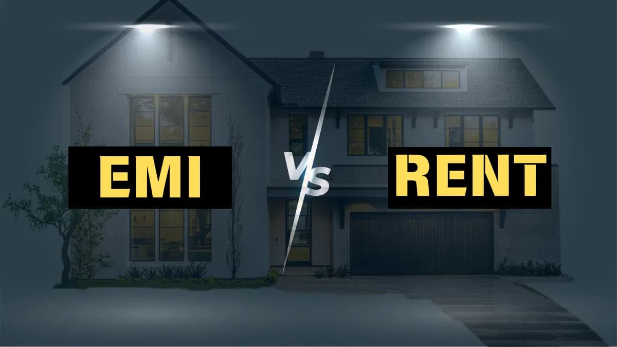 Illustration for the article: Real Estate 2026: Ghar Kharidna Sahi Hai Ya Rent Par Rehna?