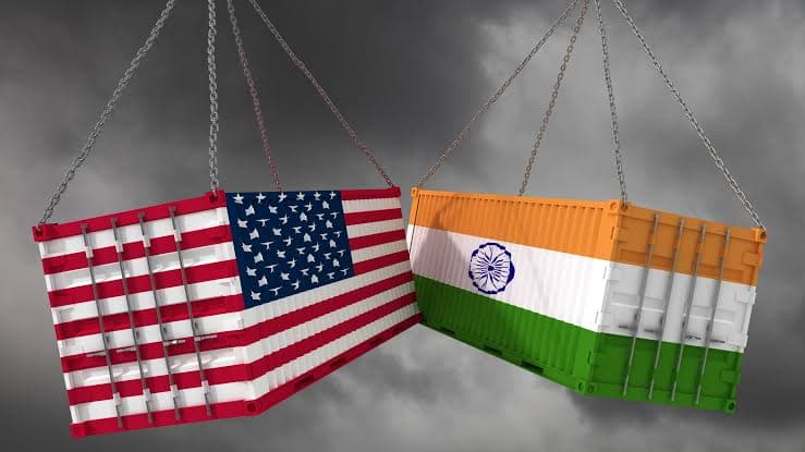 Illustration for the article: Global Trade War & Tariffs: India Ke Common Man Par Asar